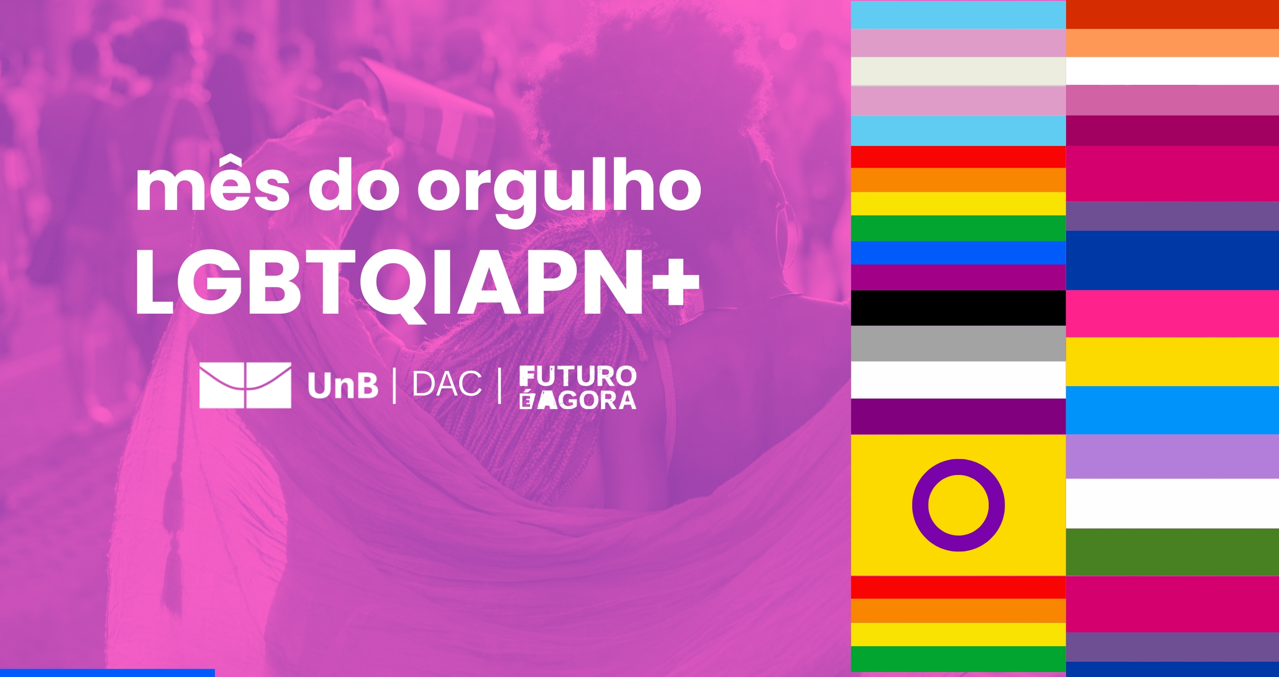 logo dac junho lgbtqiapn 2023