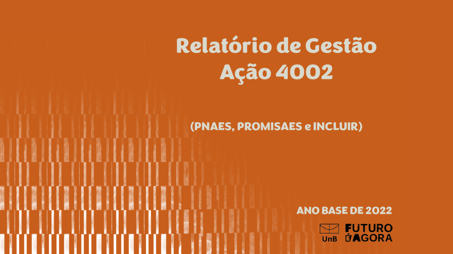 Relatório de gestão Ação 4002